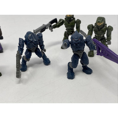 Maga Construx Bloks Halo Series Collector Series Figure Lot Of 10 W Weapons 2009