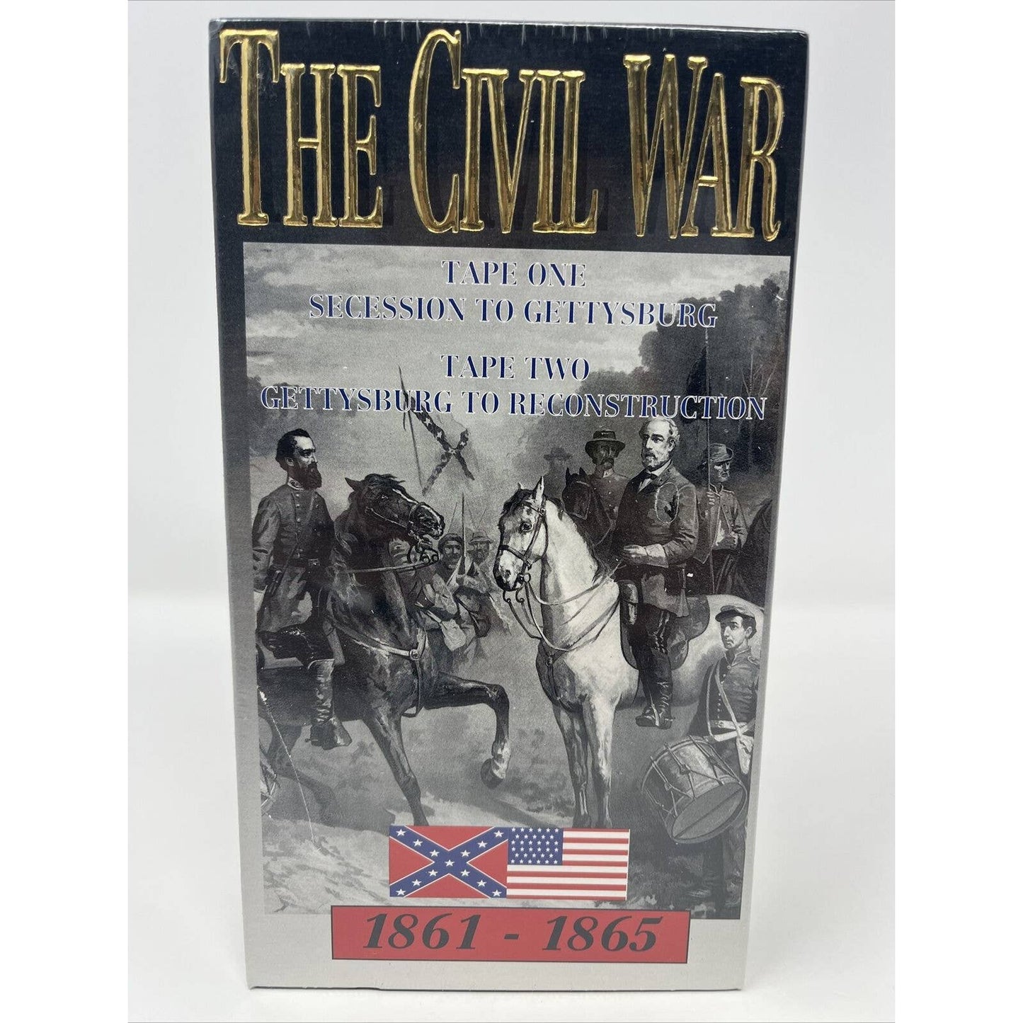 The Civil War VHS, 1991 2 Tape Set From Succession to Reconstruction New Sealed