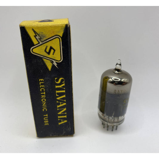 Vintage Sylvania Electron/ Vacuum Tube 6AT8 w/ Box TESTED With Photos!