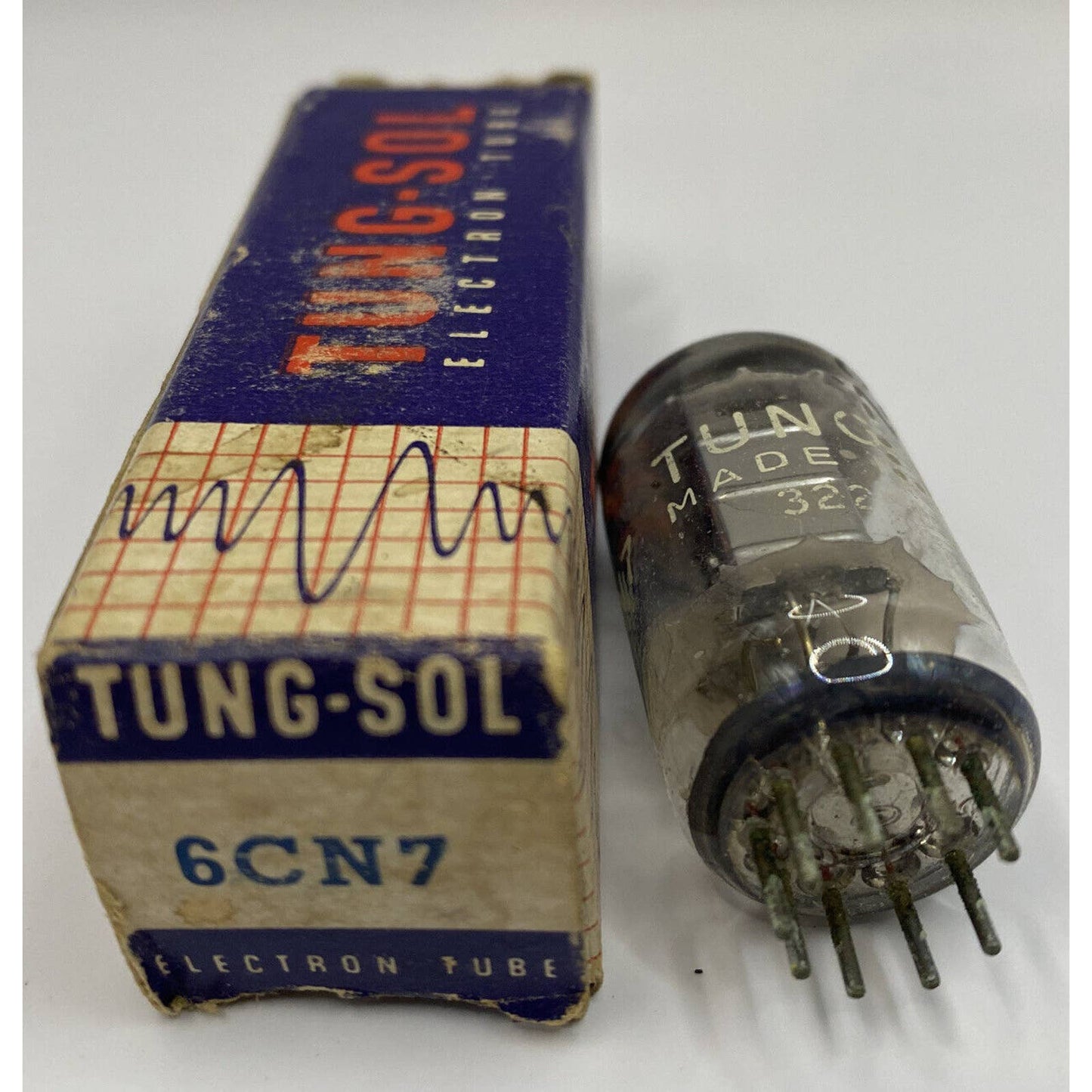 Vintage Tung-Sol Electron/ Vacuum Tube 6CN7 w/ Box TESTED With Photos!