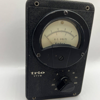 Rare Trio Vacuum Tube Voltmeter SD152 Trio Laboratories INC New York AC Volts