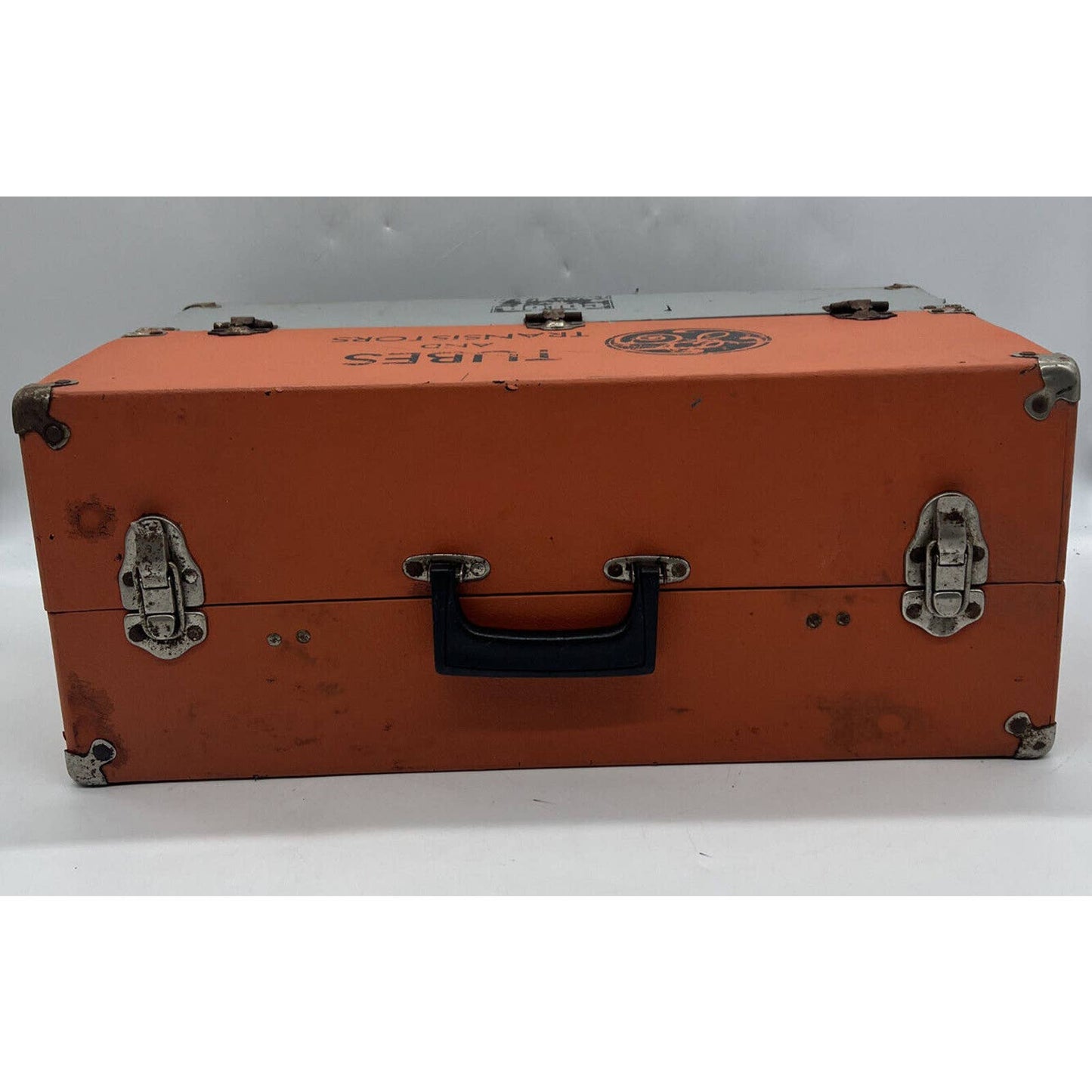 Vintage General Electric Vacuum Tubes Transistor Valves Repairman Carrying Case