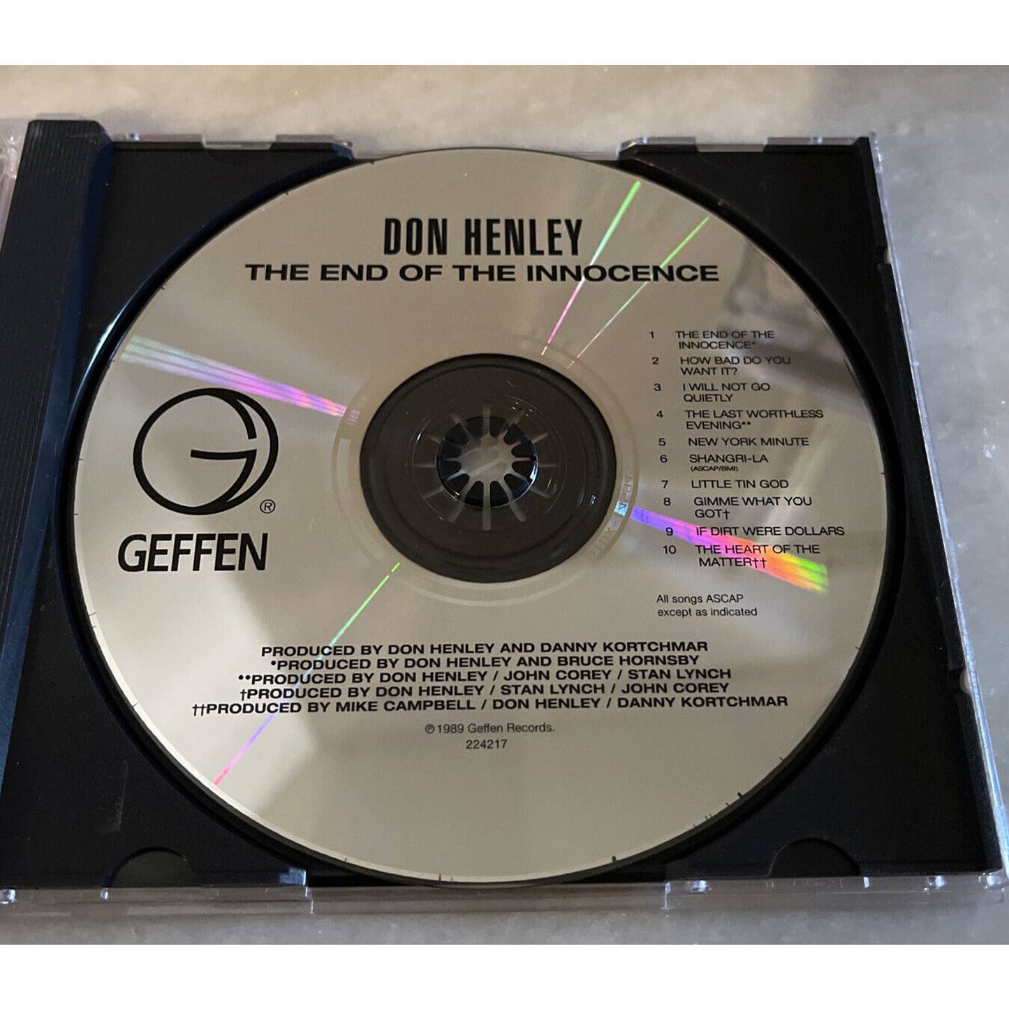 Don Henley The End Of The Innocence Gimme What You Got CD