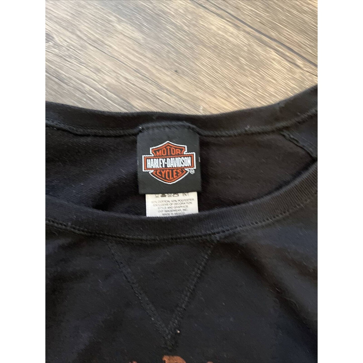 2014 Harley Davidson Sweatshirt Oversized Sweater Ride 2 Live Motorcycle Biker