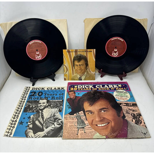 Dick Clark 20 Years Of Rock N' Roll 1973 2x LP Vinyl Buddah With The Bonuses