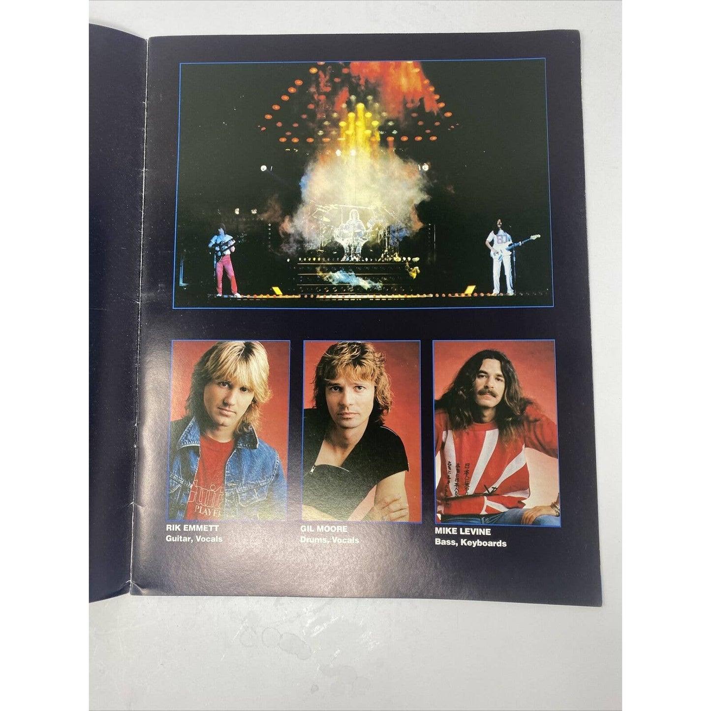 1985 TRIUMPH Vintage Official World Tour Program Booklet - Thunder Seven - RARE!