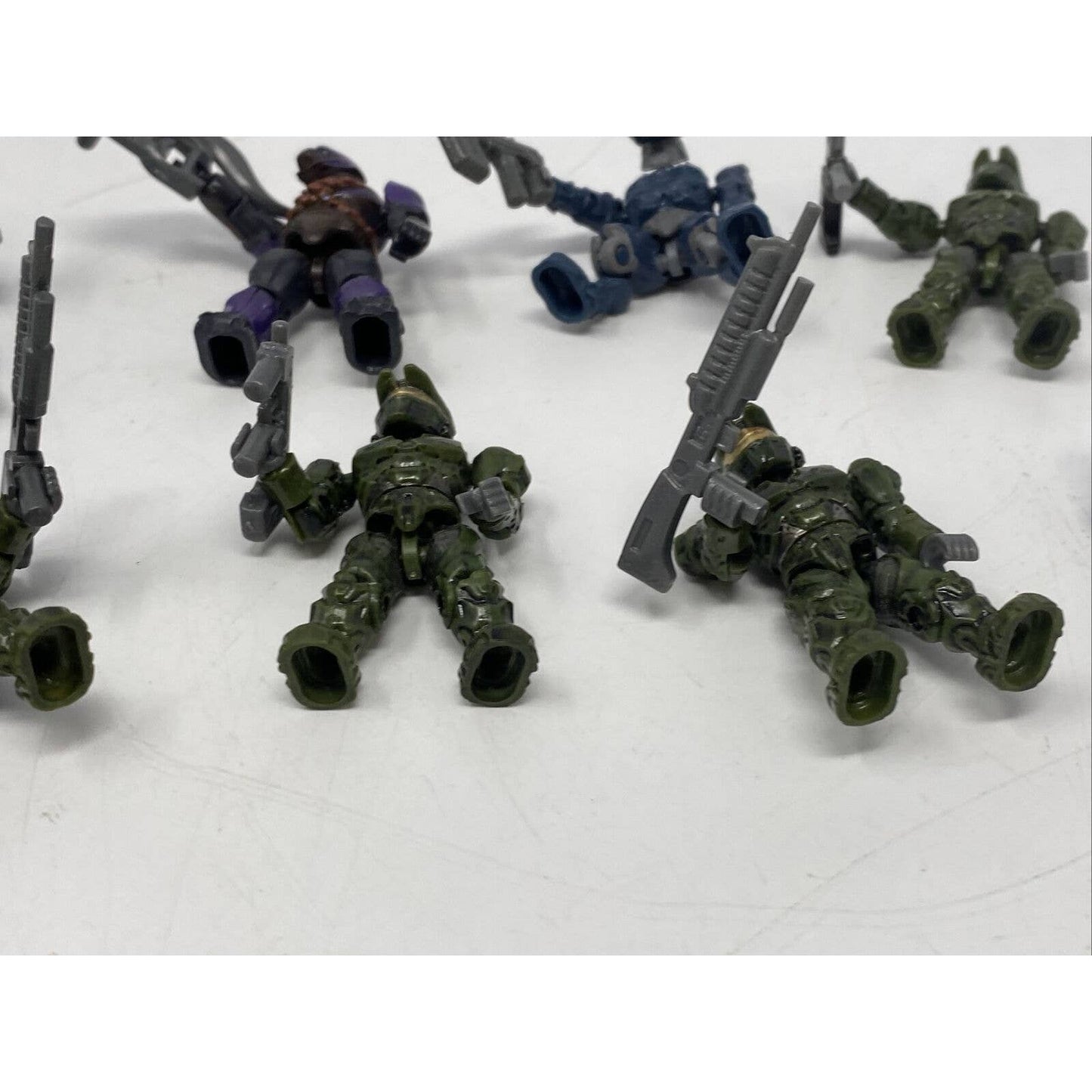 Maga Construx Bloks Halo Series Collector Series Figure Lot Of 10 W Weapons 2009