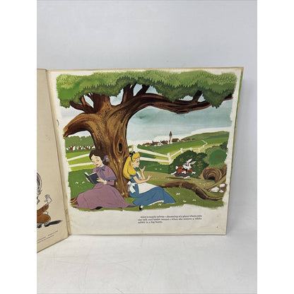 Walt Disney's Alice In Wonderland 1969 Vinyl LP Disneyland Records With Booklet