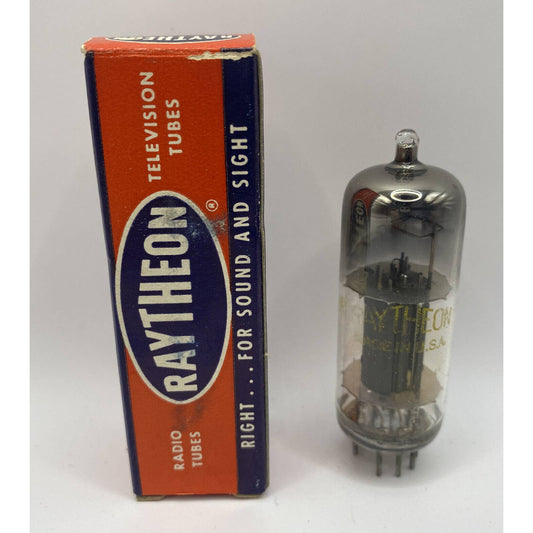 Vintage Raytheon Electron/ Vacuum Tube 3BU8 w/ Box TESTED With Photos!