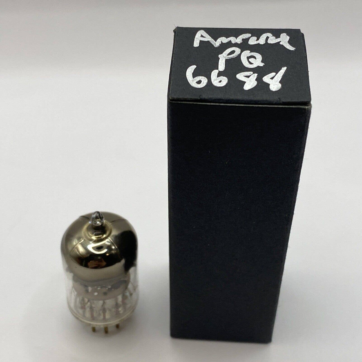 6688 / E180F Vacuum Tube, Amperex PQ, By Philips, Gold Pins TESTED PHOTO!