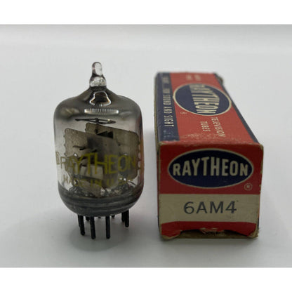 RAYTHEON 6AM4 VACUUM TUBE NOS Amplifier / Rectifier Valve