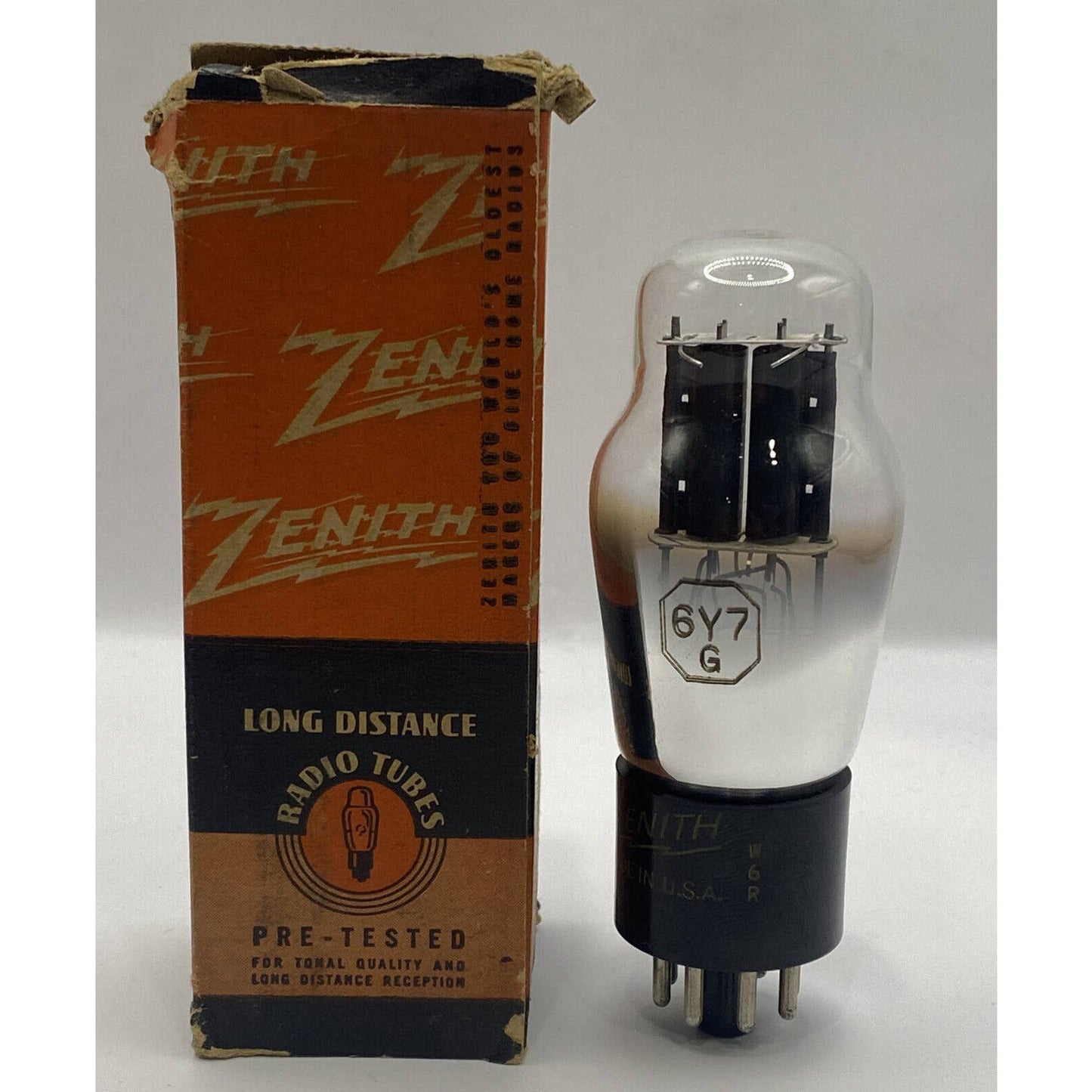 Zenith 6Y7G Audio Electronic Vintage Radio TV Valve HAM Vacuum NOS Tube!