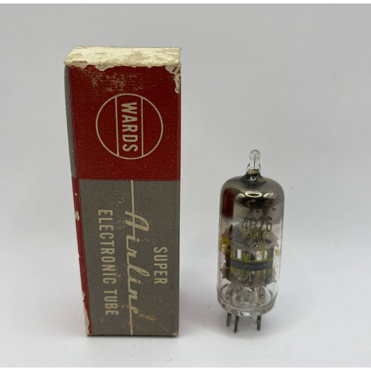 Vintage Wards Airline Electron/ Vacuum Tube 4BZ6 w/ Box TESTED With Photos!