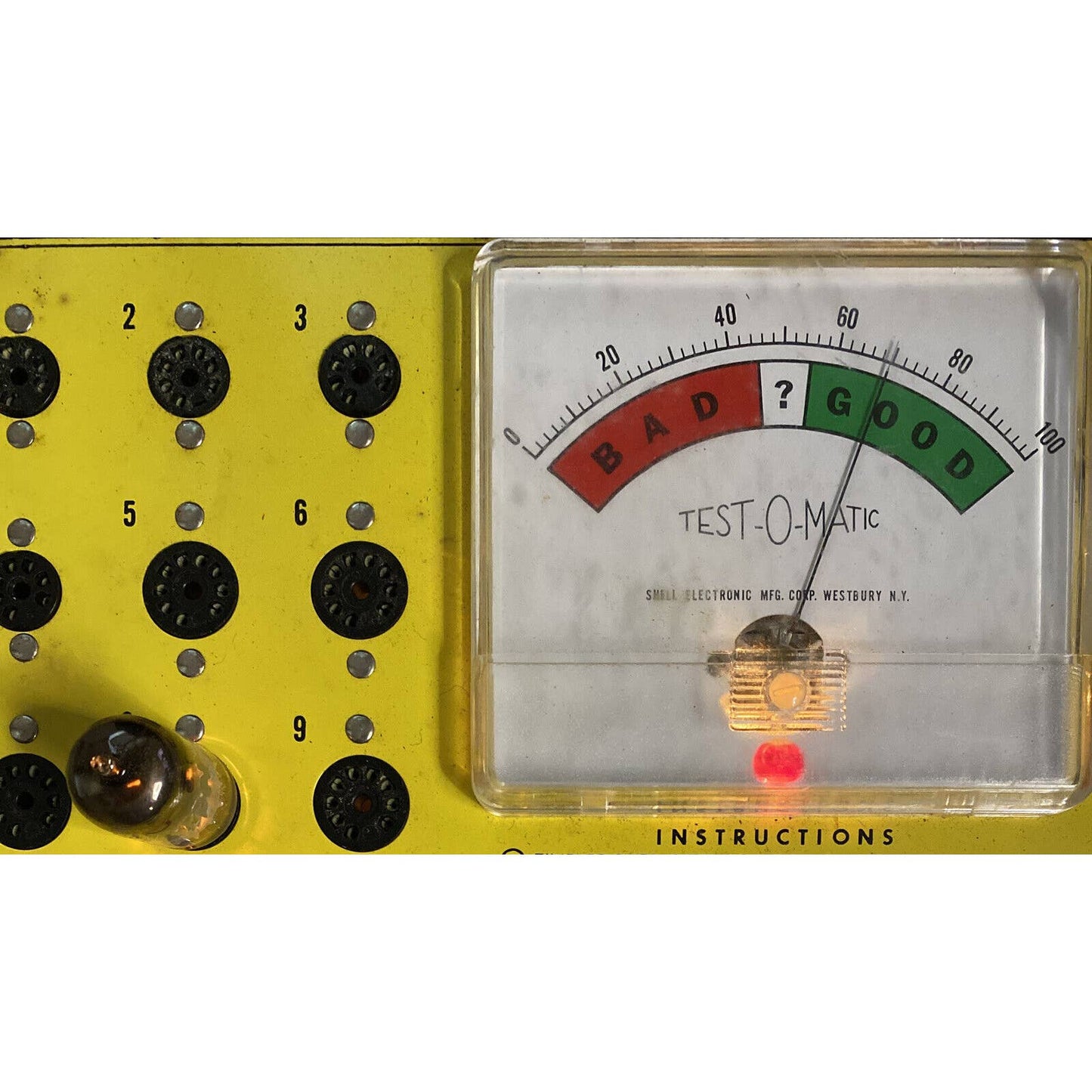 Vintage GE Electron/ Vacuum Tube 10C8 w/ Box TESTED With Photos!