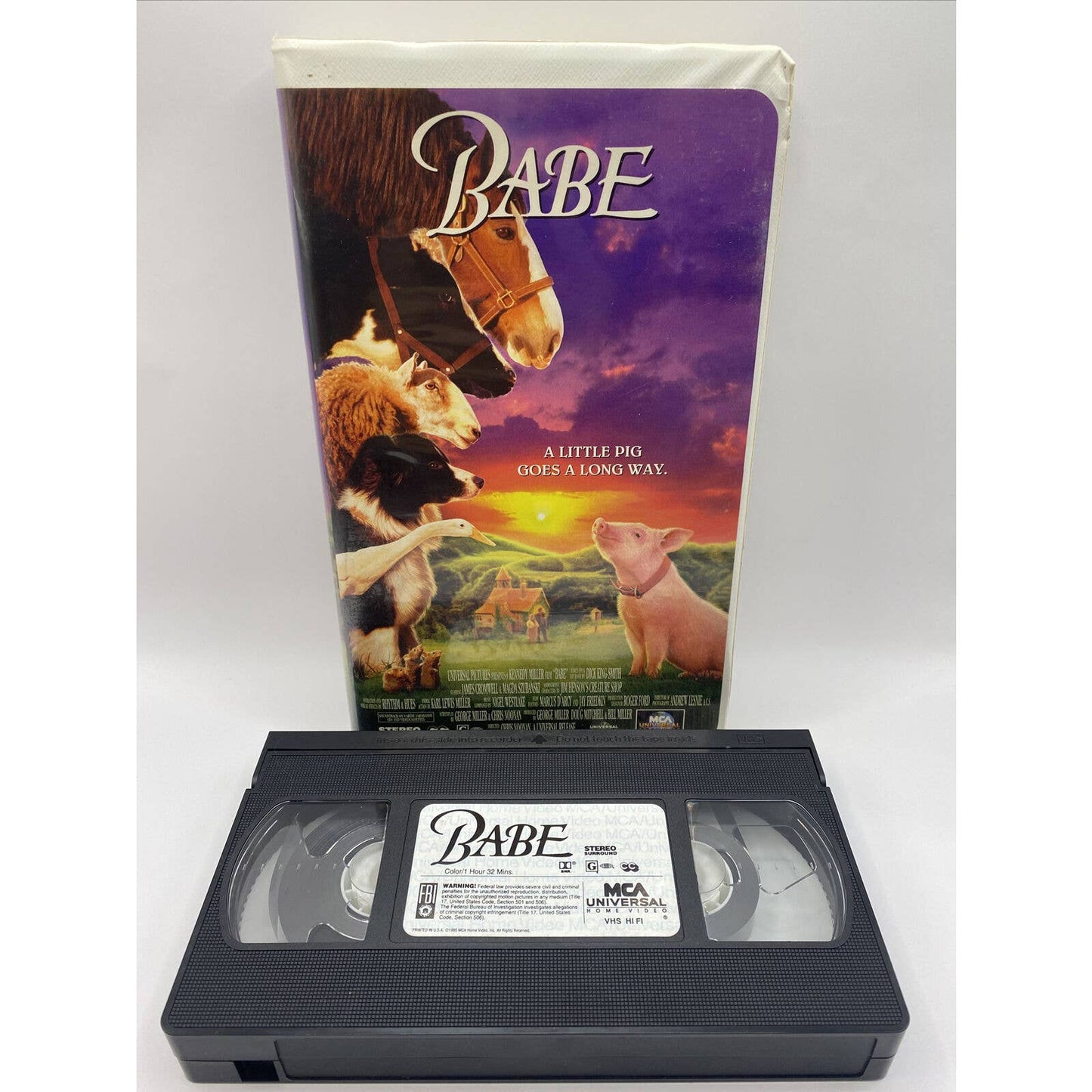 Babe (VHS, 1996) In Original Clam Shell - MCA Universal