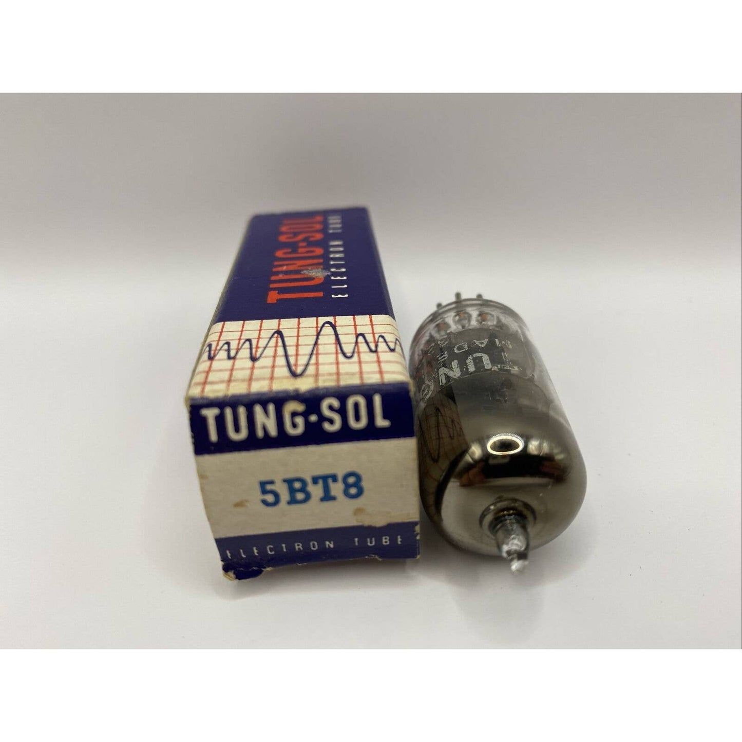 Vintage Tung-Sol Electron/ Vacuum Tube 5BT8 w/ Box TESTED With Photos!