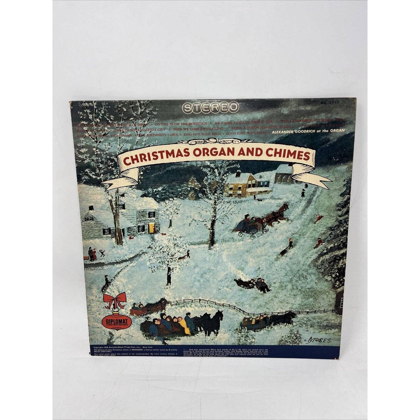 Alexander Goodrich Christmas Organ And Chimes 1956 Mono Vinyl LP X-1712 Record