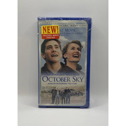 October Sky VHS 2000 Blue Clamshell Jake Gyllenhaal NEW SEALED