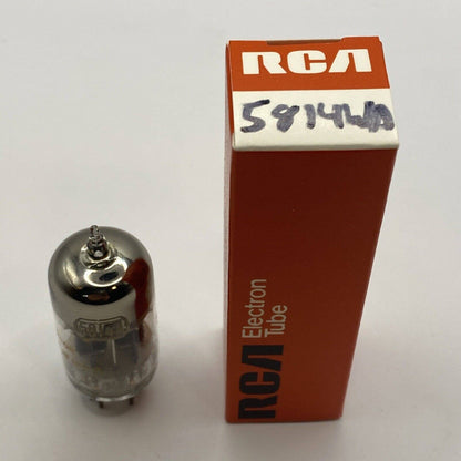 RCA 5814WA Black Plates AUDIO AMPLIFIER VACUUM TUBE Tested With Photos!