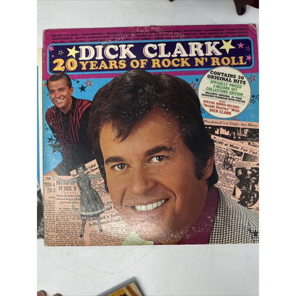 Dick Clark 20 Years Of Rock N' Roll 1973 2x LP Vinyl Buddah With The Bonuses