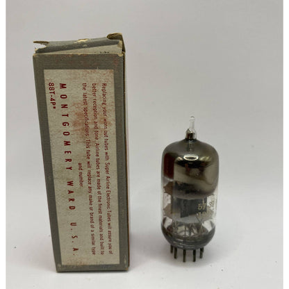 Vintage Wards Airline Electron/ Vacuum Tube 4BQ7A w/ Box TESTED With Photos!