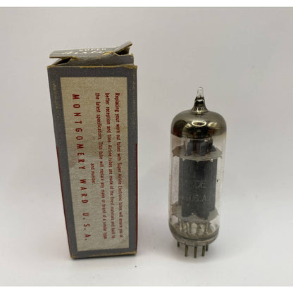 Vintage Wards Airline Electron/ Vacuum Tube 10DE7 w/ Box TESTED With Photos!