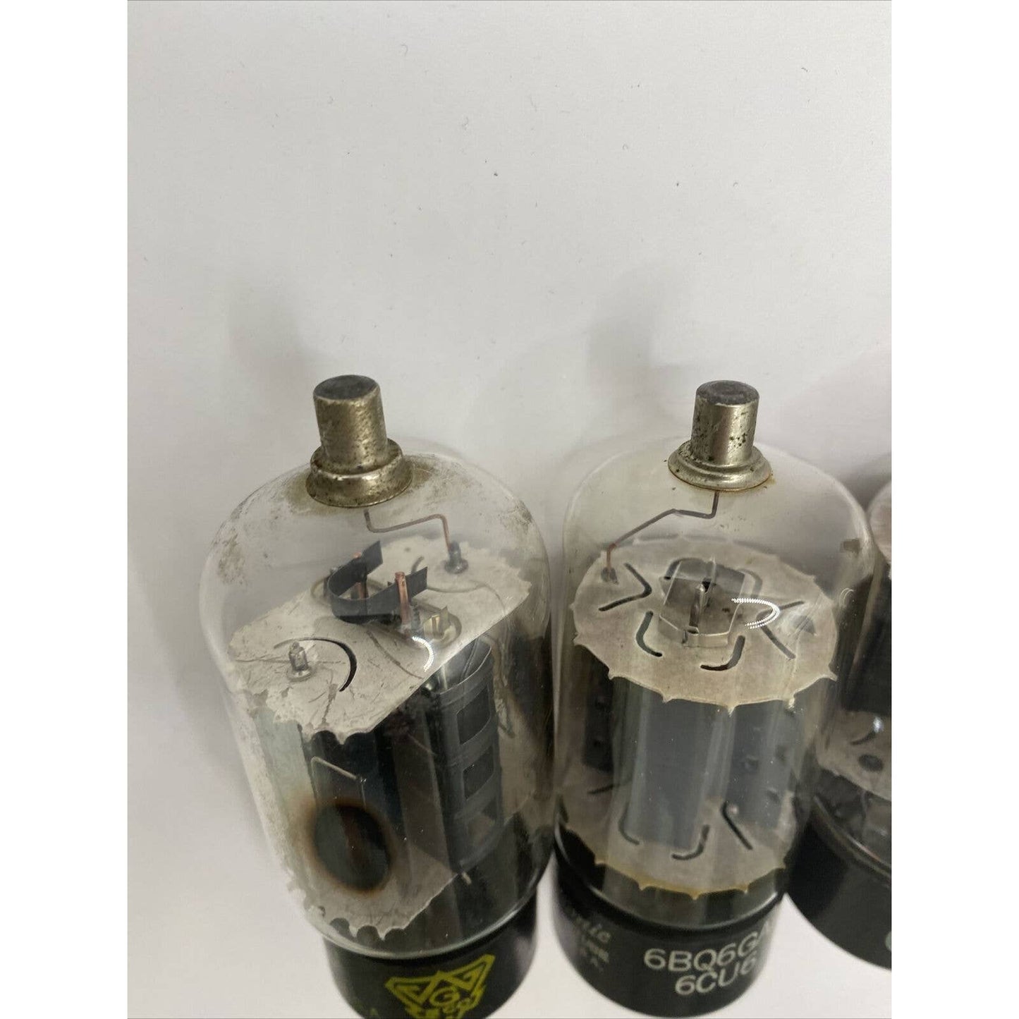 Lot Of 3 6CU6 6BQ6GA Vacuum Tubes - GE - Chief - W G & CO - USA Tested W Photos!