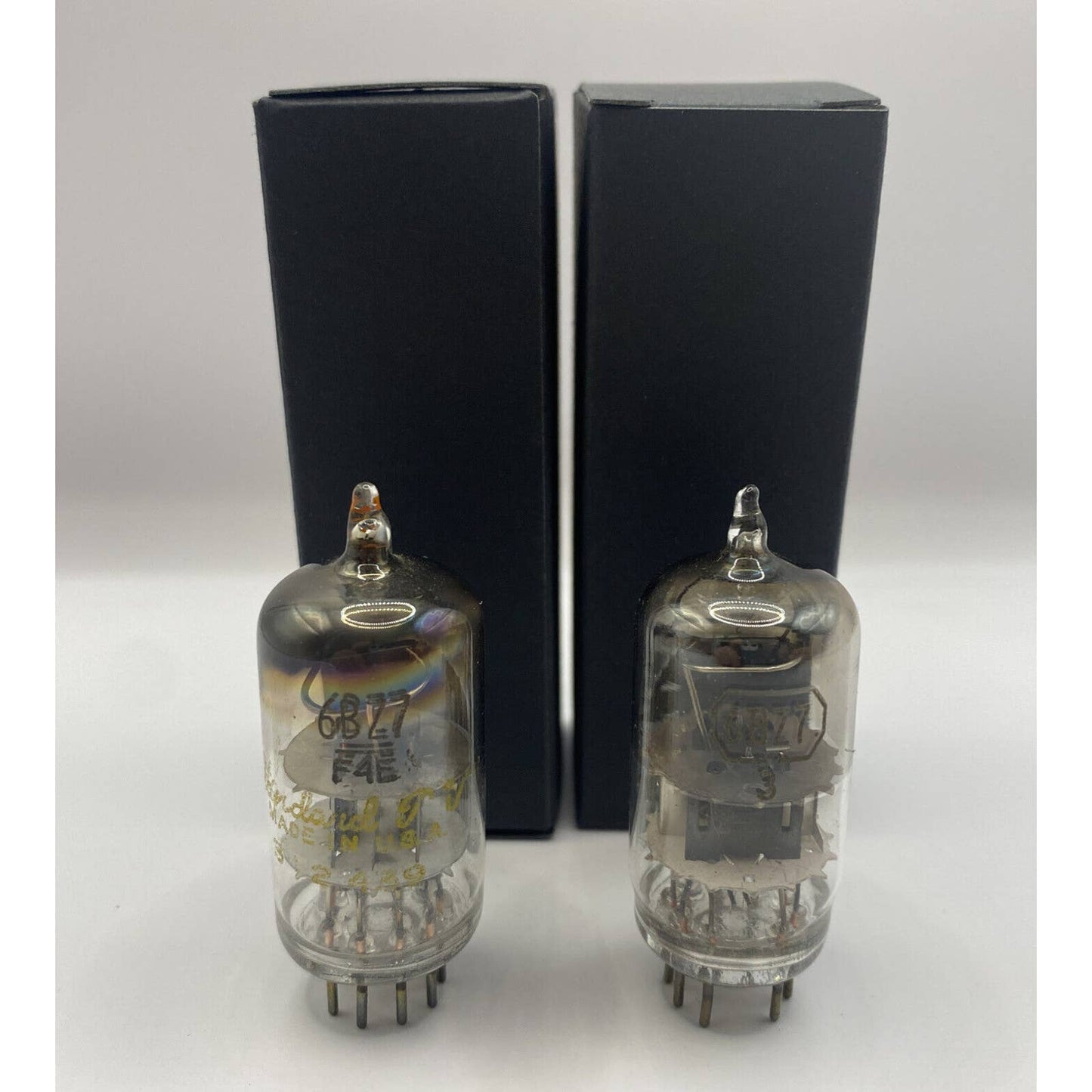 6BZ7 x2 STANDARD BRAND ELECTRON TUBE Amp Tubes Amplifier Ham Tested With Photos