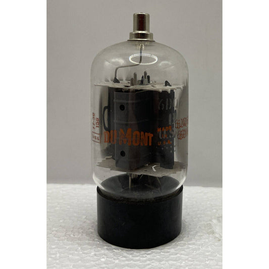 Vintage DuMont Electron/ Vacuum Tube 6DQ6B 6GW6 TESTED With Photos!