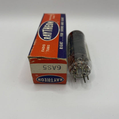 Vintage Raytheon Electron/ Vacuum Tube 6AS5 w/ Box TESTED With Photos!