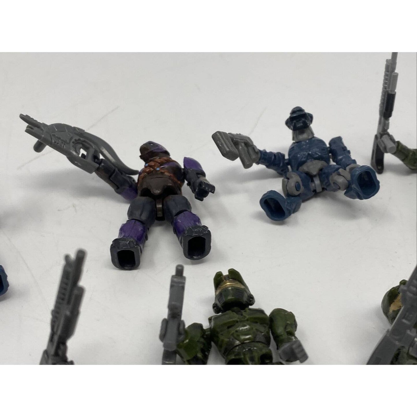 Maga Construx Bloks Halo Series Collector Series Figure Lot Of 10 W Weapons 2009