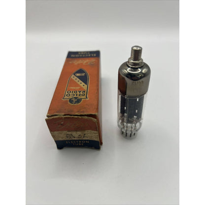 Vintage Rare Delco Radio 6V3A Vacuum Tube Made In USA With The Box Electron Tube