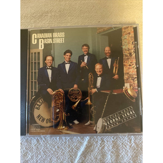 Classic Vintage Basin Street Music CD The Canadian Brass, George Segal 1987 CBS