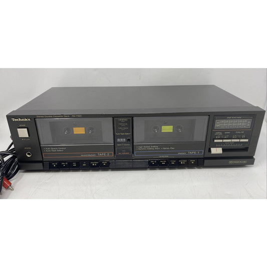 Technics RS-T920 KM Stereo Double Cassette Deck Auto Control High Speed Works!!