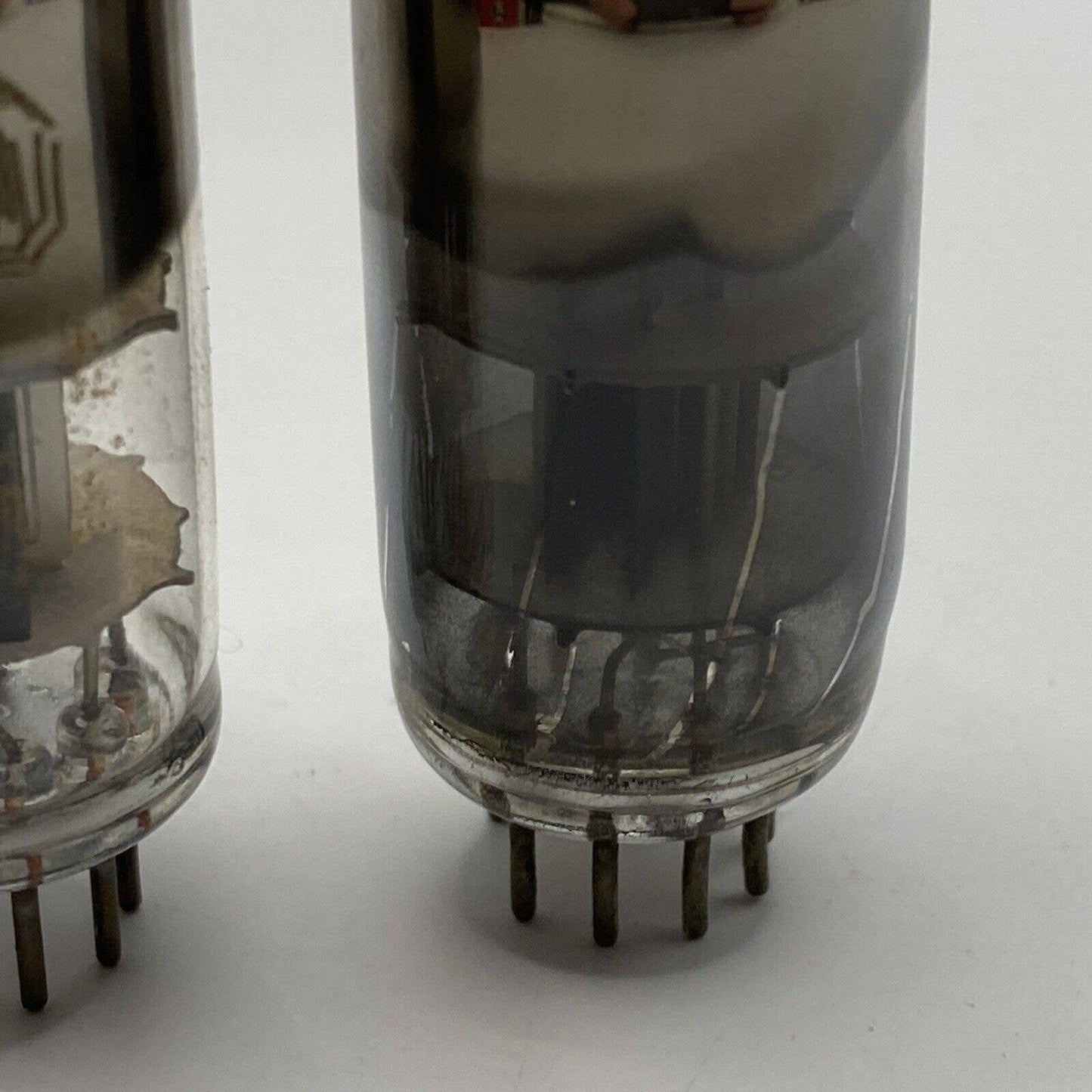 2 - RCA 6AT8A Vacuum Tubes - Valves Amplifier Amp Ham Radio Tested With Photos!