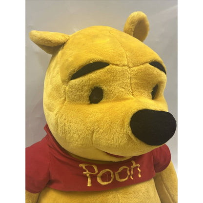 Vintage Mattel Winnie The Pooh Plush Figure Disney JUMBO 24” Stuffed Animal Toy