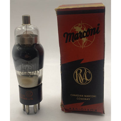 Marconi 6C6 Vacuum Tube - Amplifier - Ham Radio Valve - New Old Stock - Rare