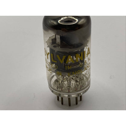SYLVANIA 6U8A 6AX8 6KD8 Vacuum Tube Amp Valve made in england - Tested W Photos!