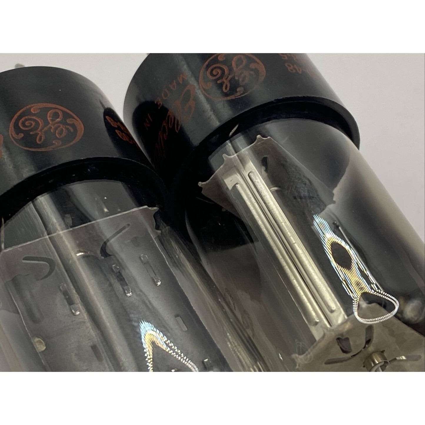 Lot of 2 - GE 6W4GT Vacuum Tubes Amplifier - Ham Radio Valves TESTED CLOSE MATCH