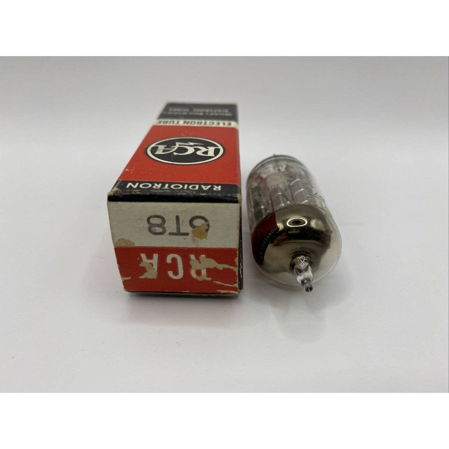 Vintage RCA Electron/ Vacuum Tube 6T8 w/ Box TESTED With Photos!