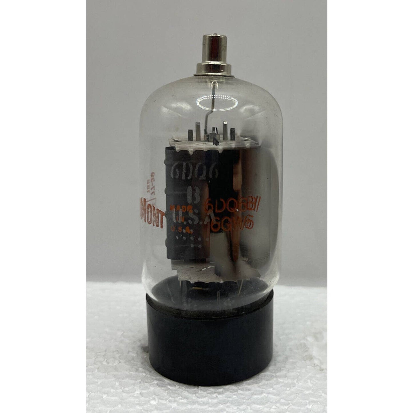 Vintage DuMont Electron/ Vacuum Tube 6DQ6B 6GW6 TESTED With Photos!