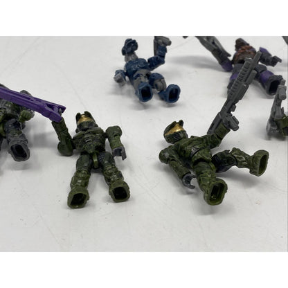 Maga Construx Bloks Halo Series Collector Series Figure Lot Of 10 W Weapons 2009