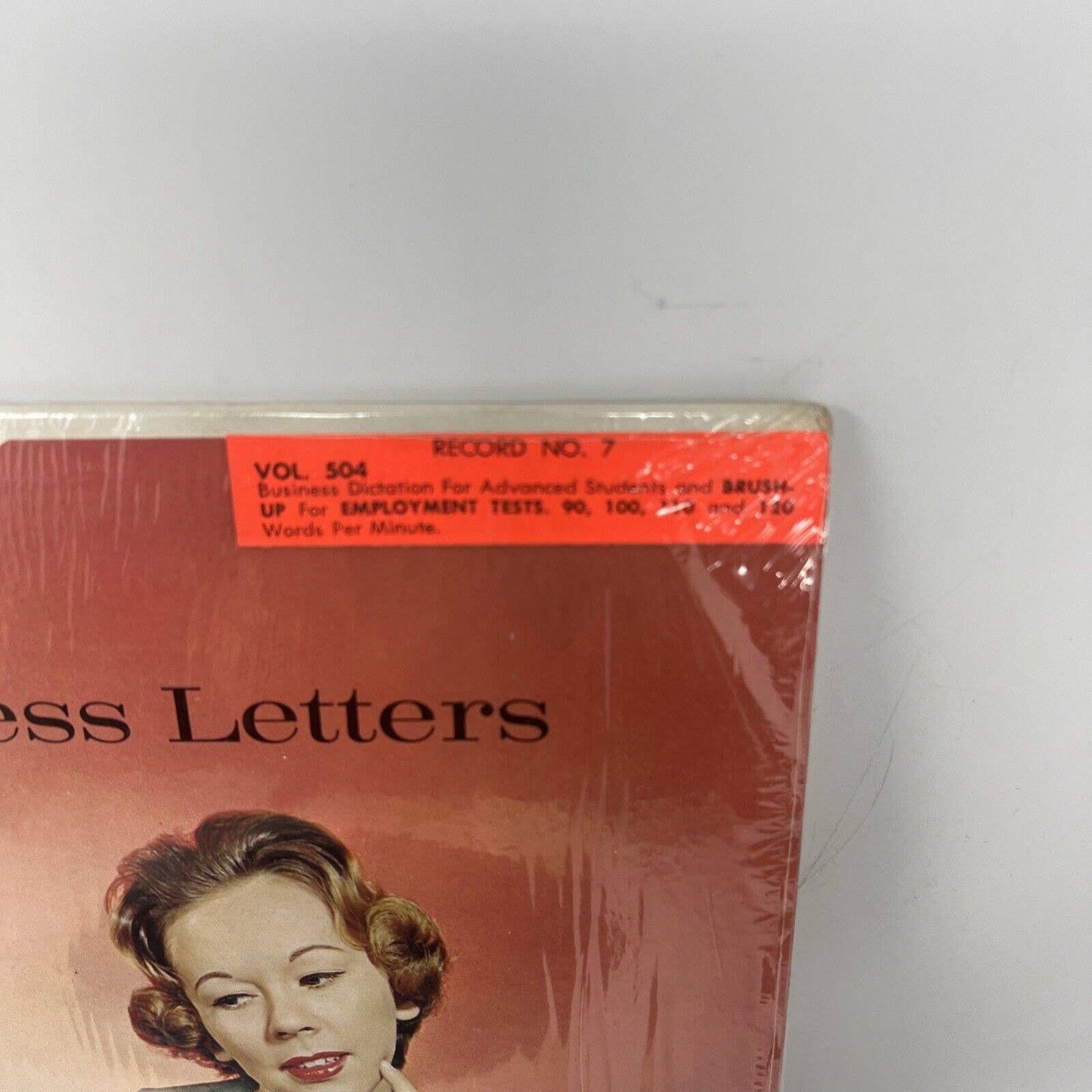Stenodisc Actual Business Letters Record No. 7 Volume 504 Educational Vinyl