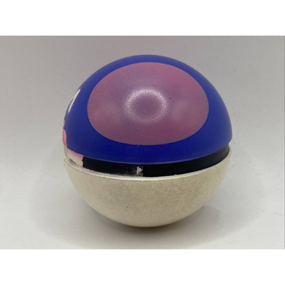 2007 Pokemon Soft Foam Pokeball JAKKS Nintendo Master Ball pink purple rare