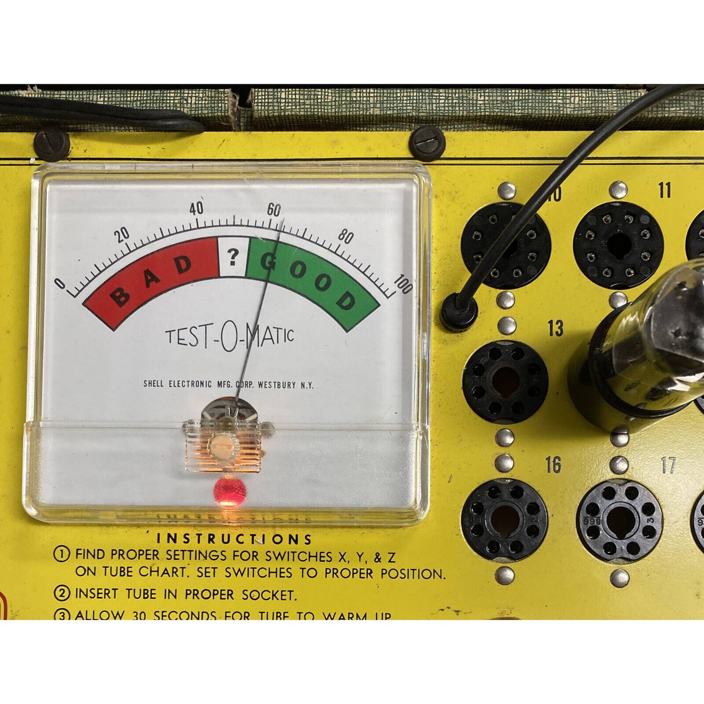 Truetone 6SN7 GT Vacuum Tube - Amplifier - Ham Radio Valve - Tested W Photos!
