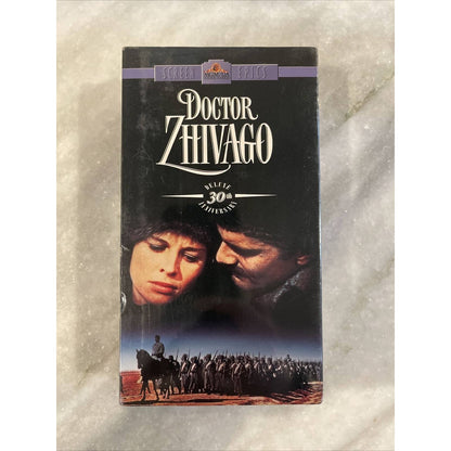 DOCTOR ZHIVAGO Omar Sharif VHS 30th Anniversary 2-Tape Set NEW Sealed