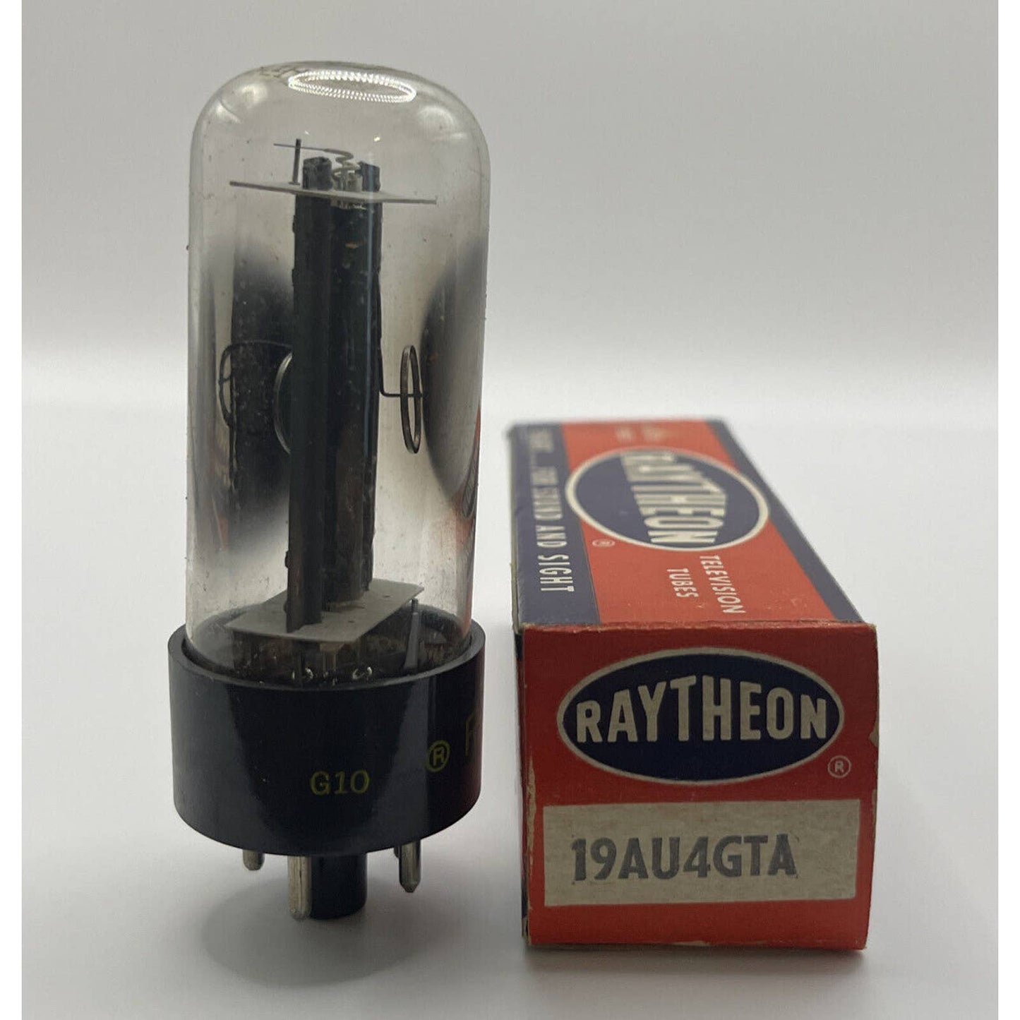 Raytheon 19AU4GTA Vacuum Tube NOS Radio Valve