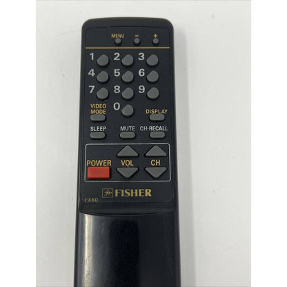 OEM Vintage Fisher FXBD Remote Control 436MB00401 Fisher TV PC3520 PC4520 Tested