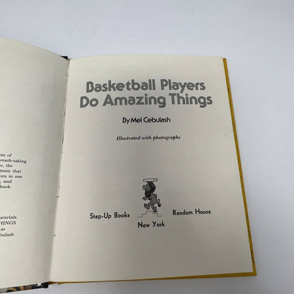 1976 Basketball Players Do Amazing Things Mel Cebulash Kareem Abdul-Jabbar Book