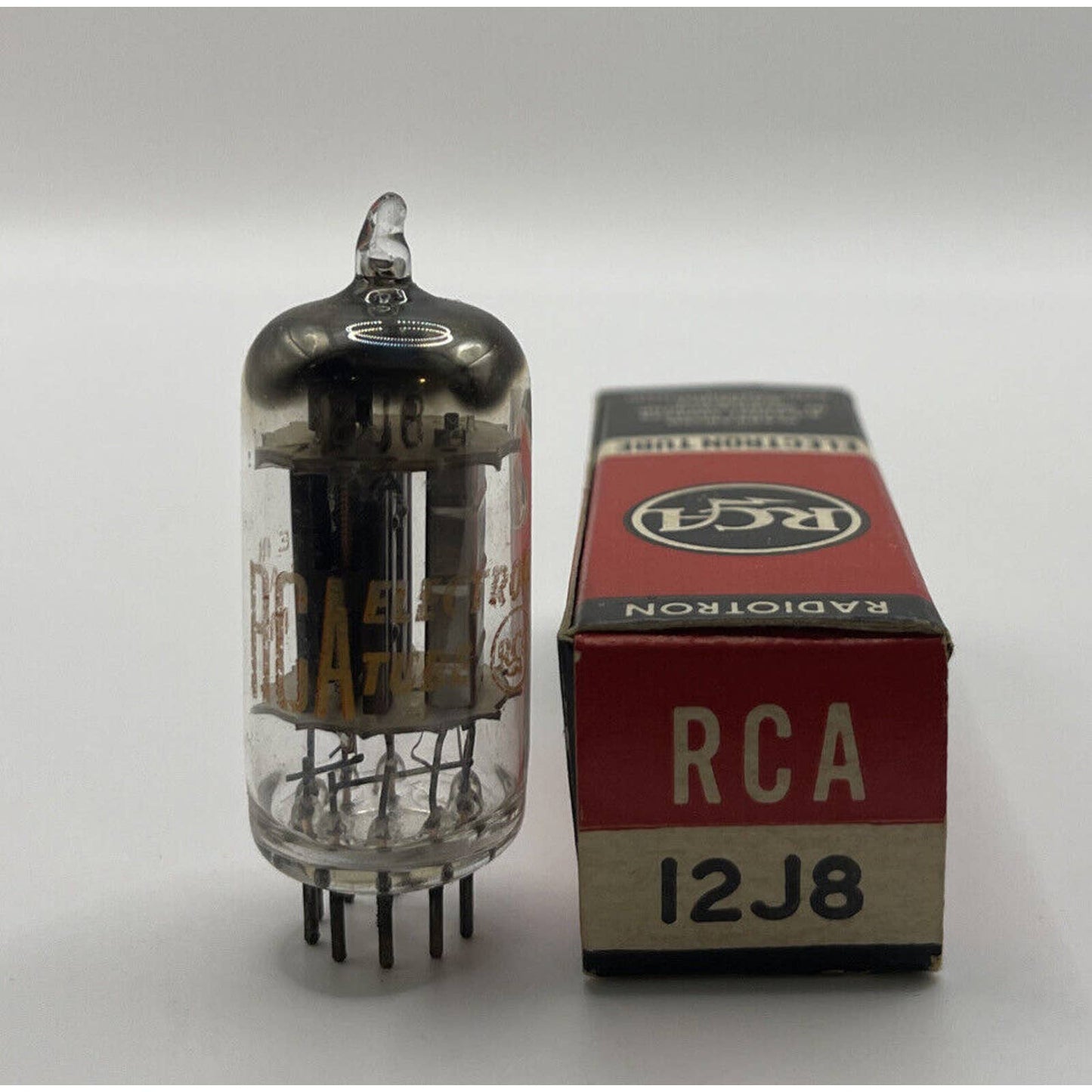 RCA 12J8 Vacuum Electron Tube NOS - Ampflifer Radio Valve